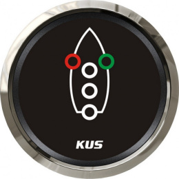 Индикатор включения ходовых огней KUS BS черн/нерж (KY99304)